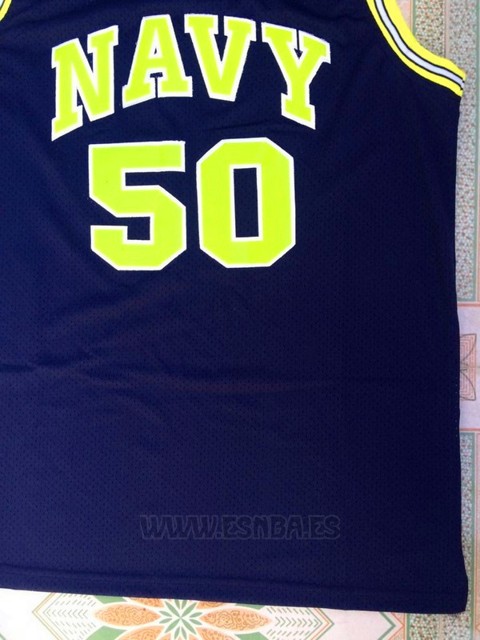 Camiseta Navy David Robinson #50 Azul